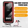 EAFC 2000A/4000A Portable Car Jump Starter 12V Battery Power Bank Emergency Booster Auto Charger Starting Device with Light