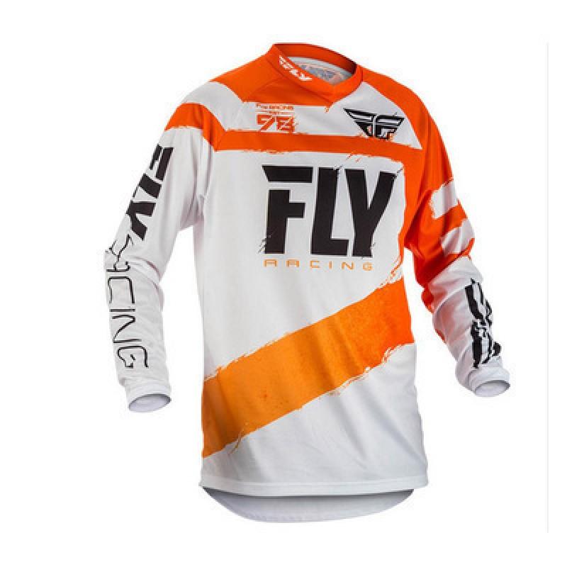 Mens Long Sleeve Motorcycle Riding Jersey Off-Road Dirt Bike Cycling Breathable Performance Apparel
