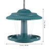 Hanging Wild Bird Feeder Stylish Garden Decoration with Weatherproof Roof for Outdoor Yard Bird Watching and Feeding Station