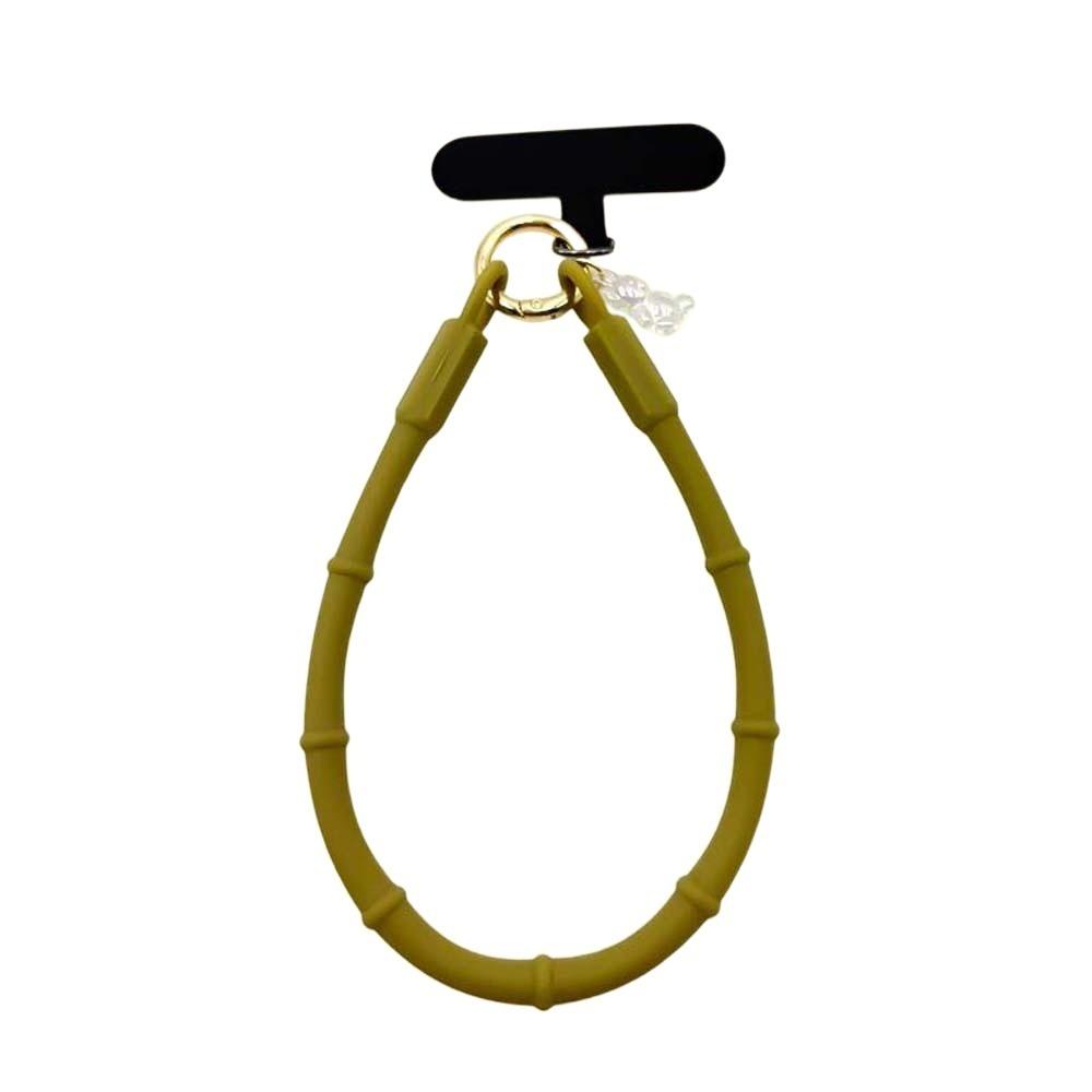 

Dopamine Color Wrist Lanyard for Phone Hanging Handset Strap Rope Silicone Phone Lanyard Daily Style 9