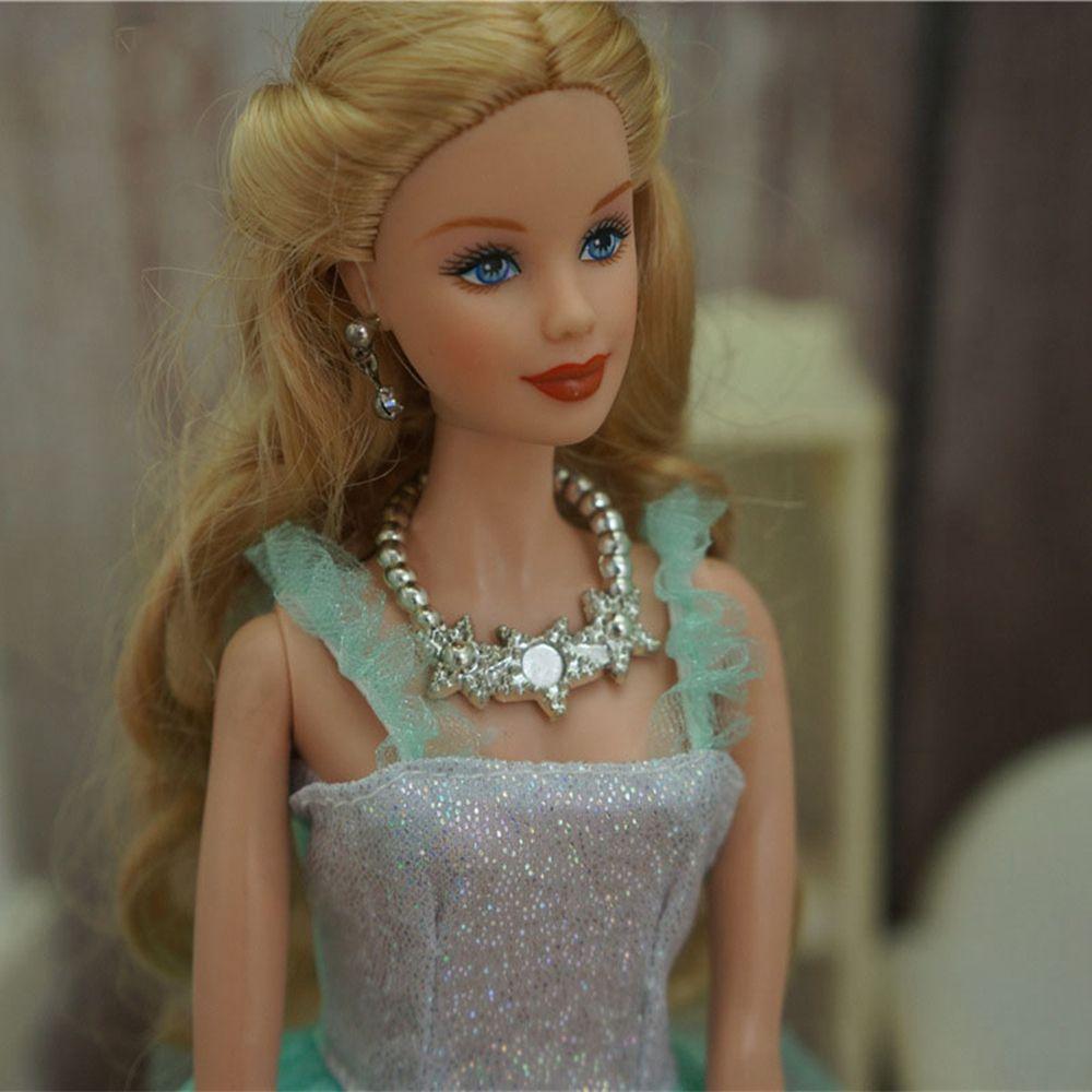 1/3 1/12 Necklaces Crowns Bracelet Girl Gift Toys Doll Party Earring Jewelry Clothes Accessories