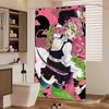Anime M-Mitsuri-Kanroji  Waterproof Fabric Shower Curtain Bathroom Decoration Curtain Home Hawaiian Style Shower Curtain