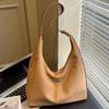 Niche Large-capacity Bag Autumn New Matte Shoulder Bucket Bag Simple Niche Shoulder Bag