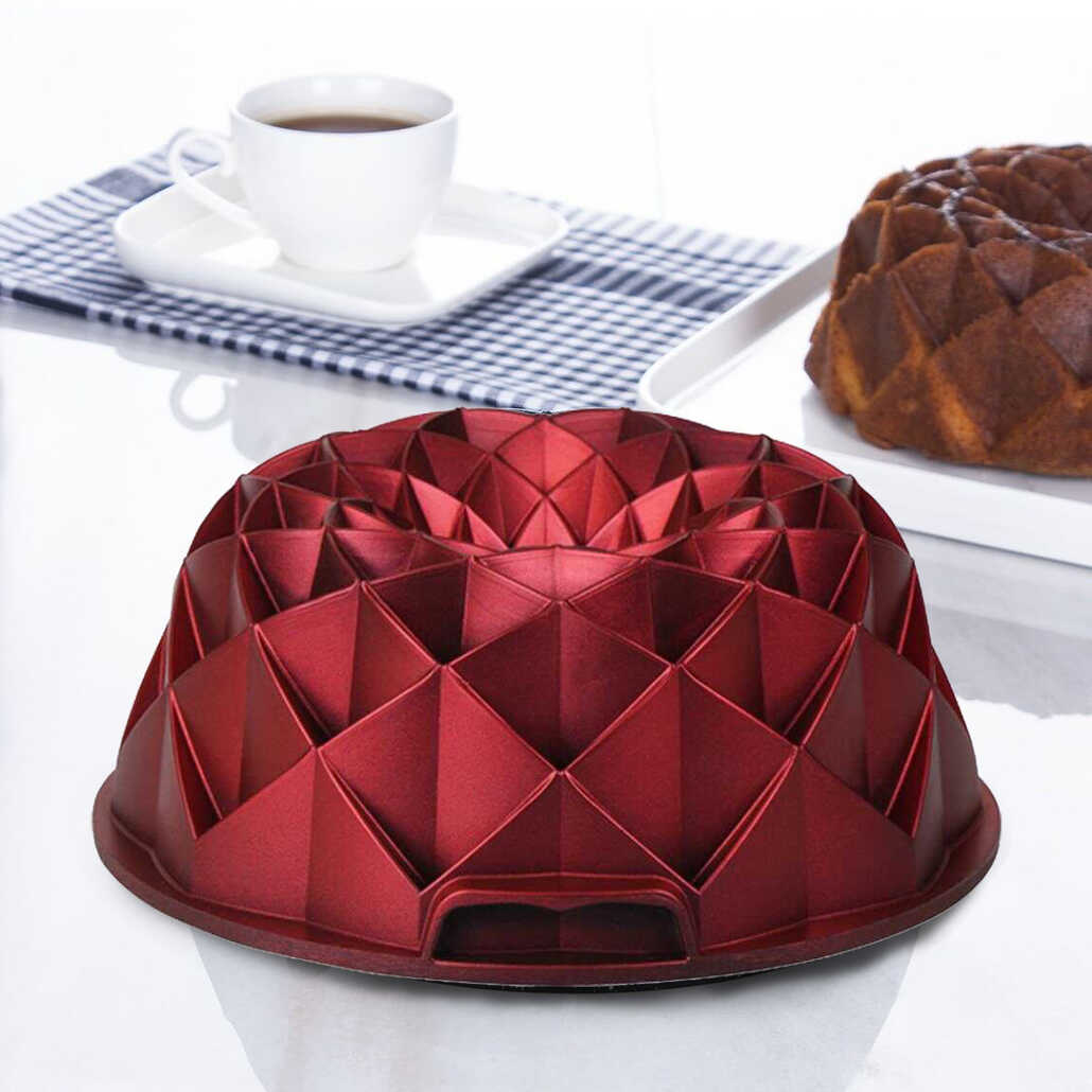 

Acar XDD-11744 Алмазная литая гранитная форма для торта, красная