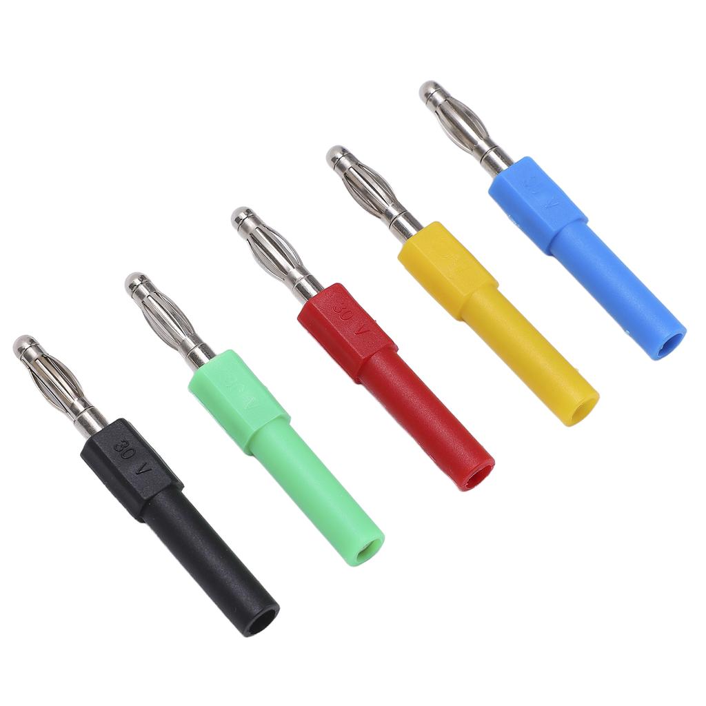 5PCS Set J.20012 Banana Plug Connector 4mm Male To 2mm Female Banana Connector Adapter for Multimeter