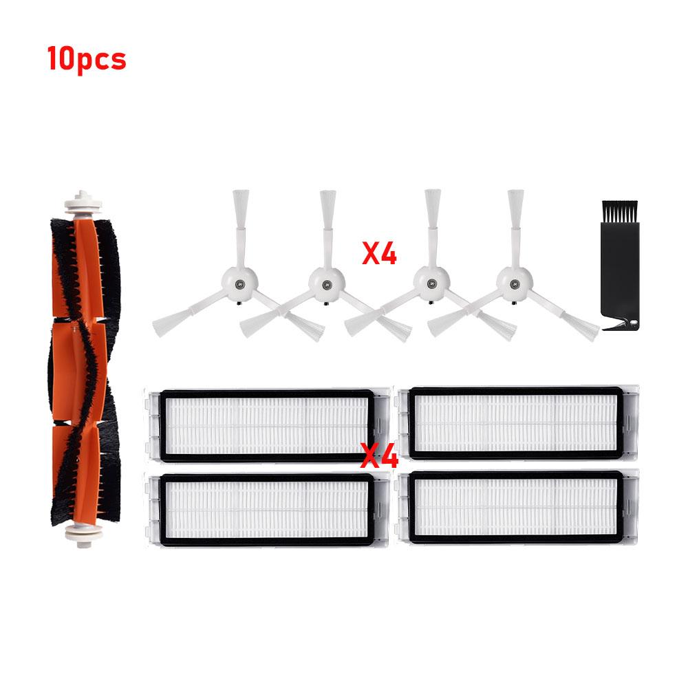 Main Side Brush Hepa Filter Parts For Roborock E1 E1 S1 S1 S6 S6Pure For Xiaomi Mi 1/1S SDJQR11RR SDJQR11RR Robot Vacuum Cleaner