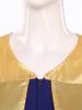 Unisex Choir Robe Halloween Costume V Neck Long Sleeve Color Block Zipper Gown Theme Party Wear