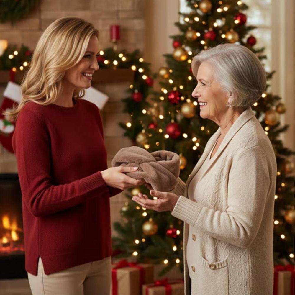 With Hidden Zipper Pocket Plush Scarves Soft Cross Neck Scarf  Autumn/Winter