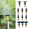5/50Pcs 6mm Brass Mist Nozzle Kits 4/7mm 8/11mm Hose Garden Lawn Micro Irrigation Atomaiztion Cooling Dust Removal Sprayer Heads