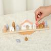 Montessori Holzbaumspielzeug Tier Balance Stapelbausteine Spiel Frühe Kindheit Bildung Kreatives Spiel für Kleinkinder 1-3