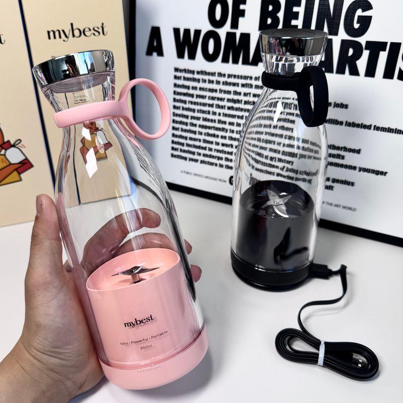 

New Arrival Portable Juicer For Home Multifunctional Small Electric Juicer Cup Mixer Can Ice Crushing Large Capacity Pink 350ml