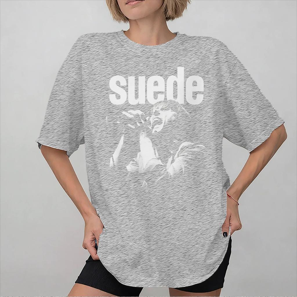 Suede rock band Merch Unisex Women T Shirts Pure Cotton Tee Graphic Printed Tshirt Clothes