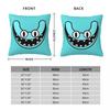 Rainbow Friends Cyan Square Pillowcase Polyester Linen Velvet Printed Decorative Throw Pillow Case Room Cushion Cover Wholesale