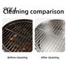 Portable Electric Grill Scrubber Cordless Brush, Bristle Free BBQ Cleaning Brush with LED Roller, Rechargeable Stainless Steel Grate Scraper