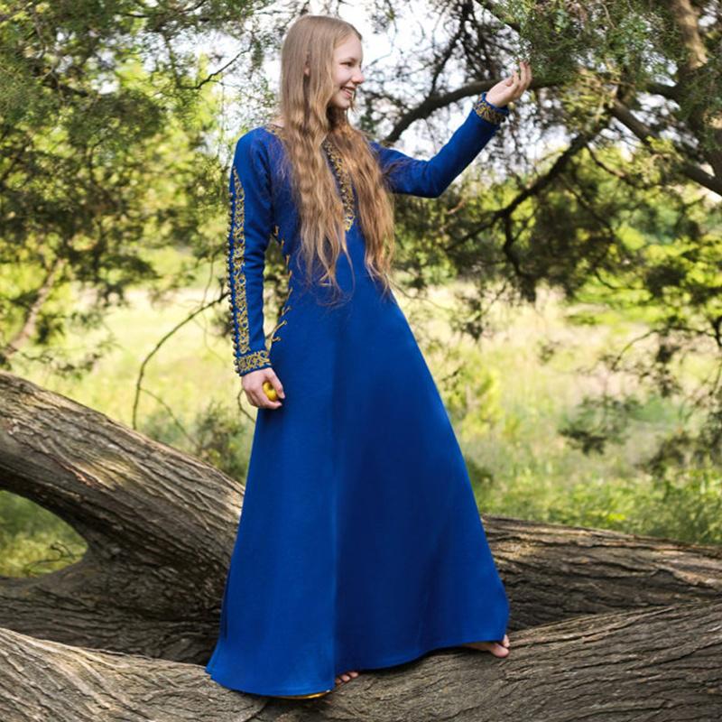 green emerald velvet dress EOWYN DRESS RENAISSANCE Dress Medieval Dress Elven Dress Lord Of The R –  Cosplayrr main image 1