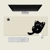Cute Black Cat Mouse Pad Girl Large Computer Office Game Table Mats XXL Rubber PC Keyboard Mousepad Anti-slip Long Desk Pads