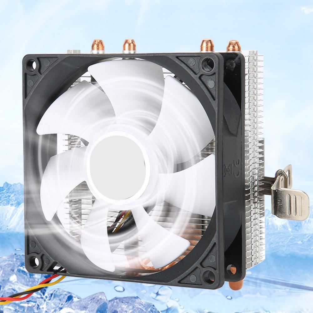 CPU Cooler   Down-Shot 4 Brass Heatpipe General Computer Fan (3pin without light)(Green )
