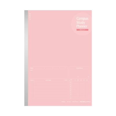 KOKUYO Campus Note Study Planner Daily Ruled A5 Light Pink No-Y82MD-LP