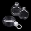 320/500Ml Flat Round Water Bottle Clear Milk Tea Coffee Bottle Drinking Bottles Portable Pet Juice Drink Bottle