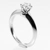 TIFFANY&Co. Solitaire Ring 0.53ct VS1/I/3EX Pt950Platinum/diamond #4.3(US Size) 5.16g Women Used