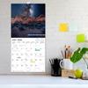 2026 Wall Calendar, 2026 National Parks Calendar, 12 Months from Jan 2026 - Dec 2026, 12" x 24" Open, Thick Paper, Hanging Holes, Large Blocks, Moon