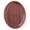 Wooden Anti-Slip Waiter Tray - Oval