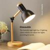 Book Reading Table Light with Lampshade Adjustable 3 Colors Dimmable Nightstand Desk Lamp Lighting Tool Home Bedroom Office