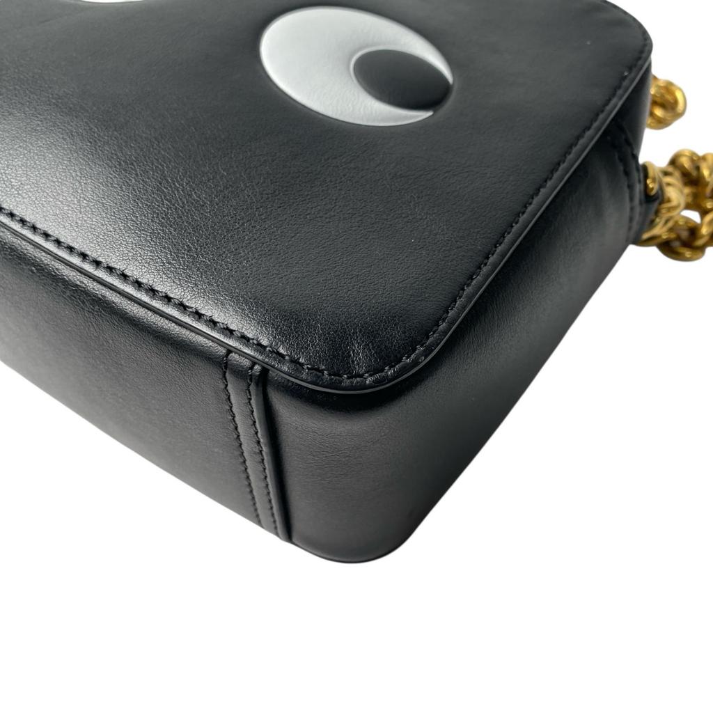 Used Anya HindmarchShoulder Bag black leather Women