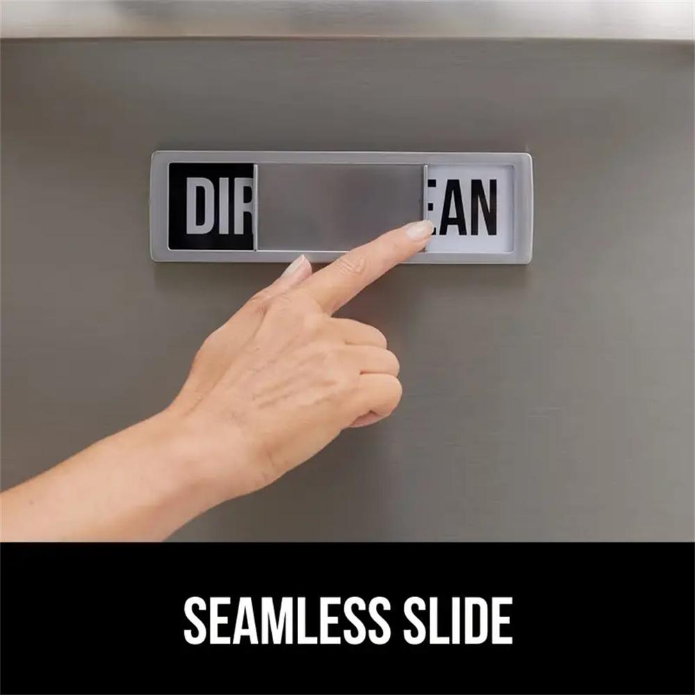 Dishwasher Magnet Clean Dirty Sign Shutter Anti-Scratch Push Options Adhesive-Friendly for Kitchen Organized and Cleaning Indica