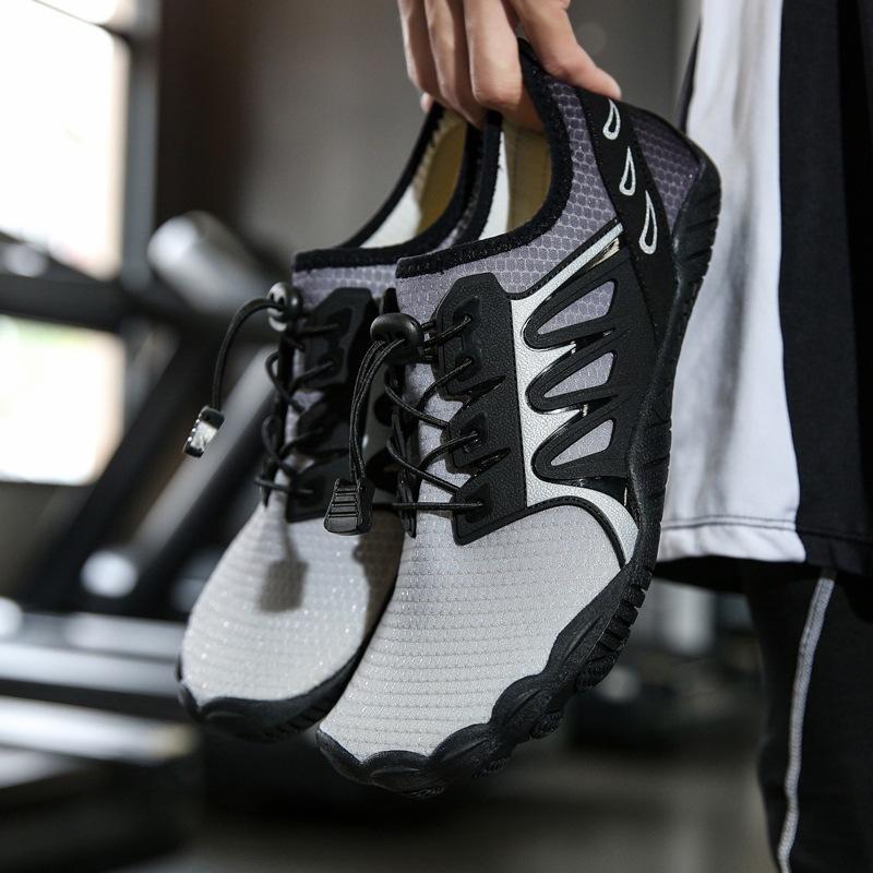 

Новые кроссовки для ручья, кроссовки для велоспорта на открытом воздухе, кроссовки для йоги в помещении, кроссовки для фитнеса, пляжная обувь на платформе, забродная обувь 35 черный серый