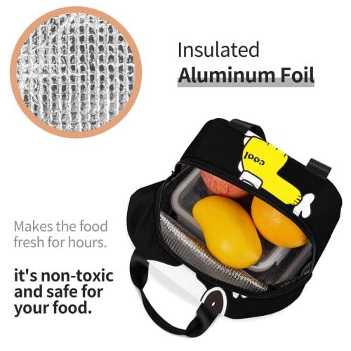 Snoopy Lunch Bag with Insulated Storage, Large Capacity, Perfect for Commuting To School or Work