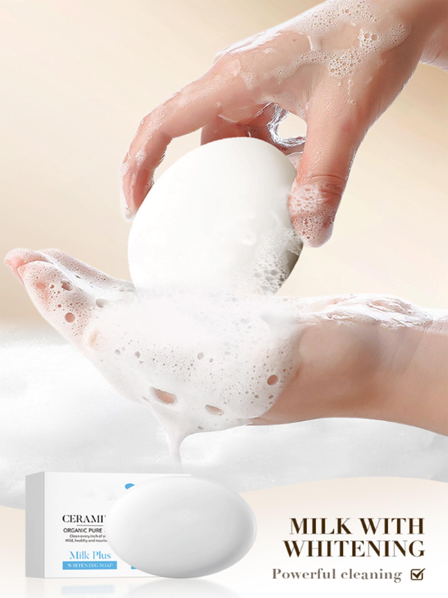 

Handmade Milk Soap Bar for Women | All Skin Types | Moisturizing Body & Face Wash for Gentle Cleansing & Hydration One Size