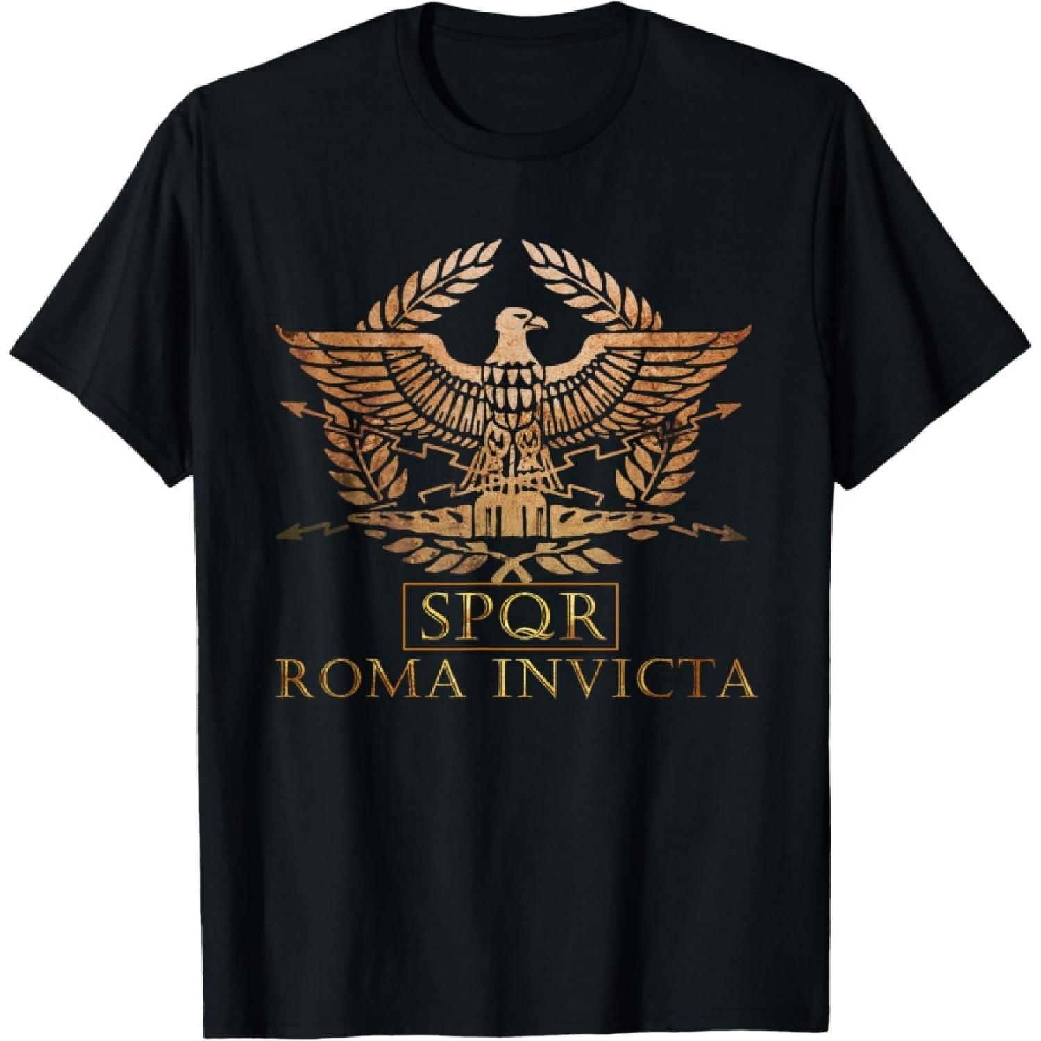 SPQR - Roma Invicta - Непокоренный Рим Футболка S чёрный