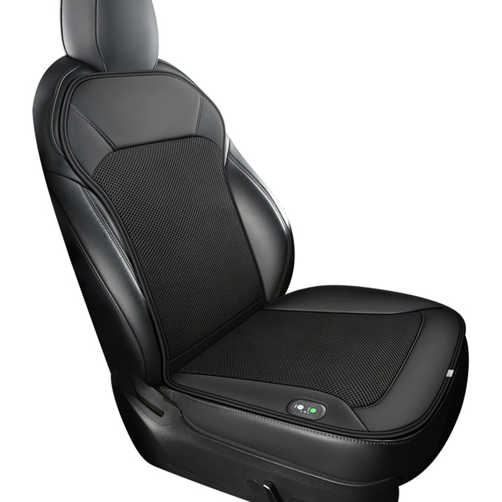 

Cooling Car Seat Cushion with Massage Ventilated Seat Cooler 24V Front Seat Summer Cooling Seat Cover 24 fans