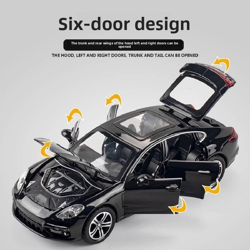 Porsche Simulation Alloy Panamera Sedan Model Toy With Sound And Light Functions