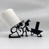 3D Printed Ant-Shaped Paper Towel Holder - Cute & Practical Bathroom/Office Decor, Space-Saving Organizer for Kitchen/Toilet
