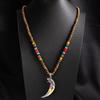 Tibetan Ethnic Sweater Chain Zen Bodhi Necklace: Unisex Retro Scenic Accessory