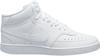 Women's Nike Court Vision Mid Sneakers (CD5436-100) White/white/white