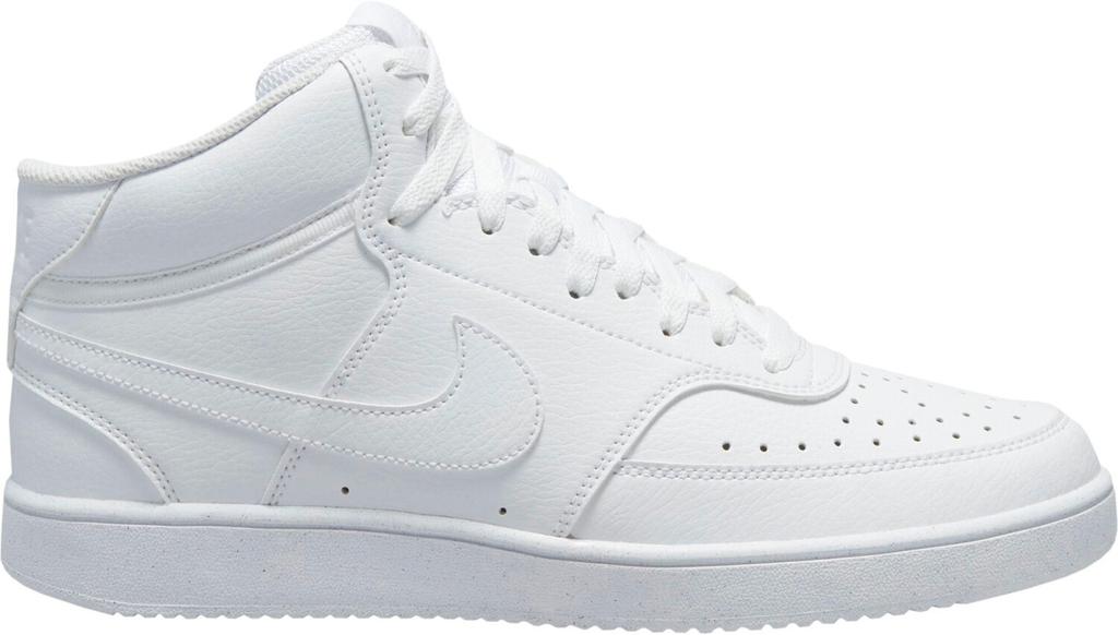 Women's Nike Court Vision Mid Sneakers (CD5436-100) White/white/white