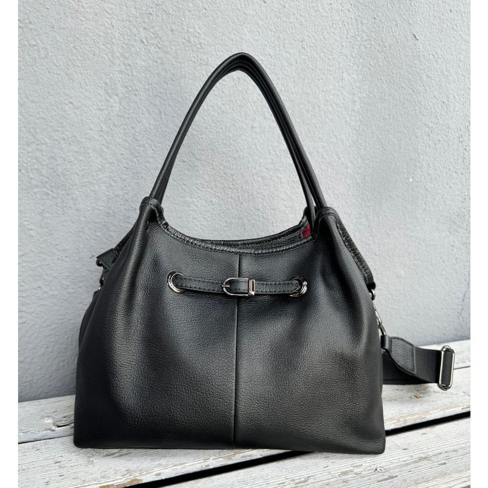 Cowhide Bag Crossbody Bag Mommy Popular Fashion Niche Women Single Shoulder Soft Hand Underarm Leather