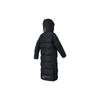 Fila Fitness Series Solid Color Zipper Hooded Long Sleeve Down Jacket Women Outerwear Deep-Black A11W341913F-BK