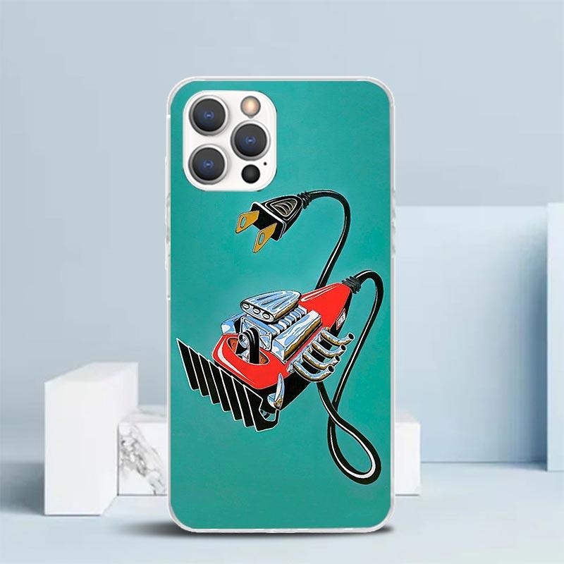 Hair Stylist Scissors Brush Phone Case For IPhone 16 17 Air 16E 15 14 Plus 13 Mini 12 11 Pro Max 7 8 + SE 2020 Soft TPU Back Cov