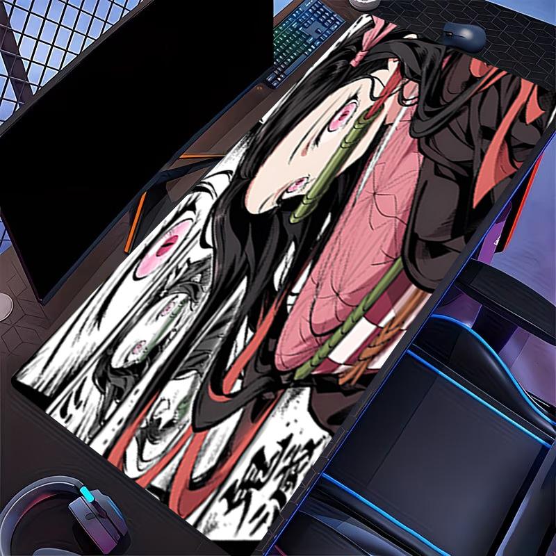Demon Slayer Print Mouse Pad, for Keyboard Pad Laptop PC Mat for Office Home Use, Desk Decor, Perfect Birthday Gift for Gamers