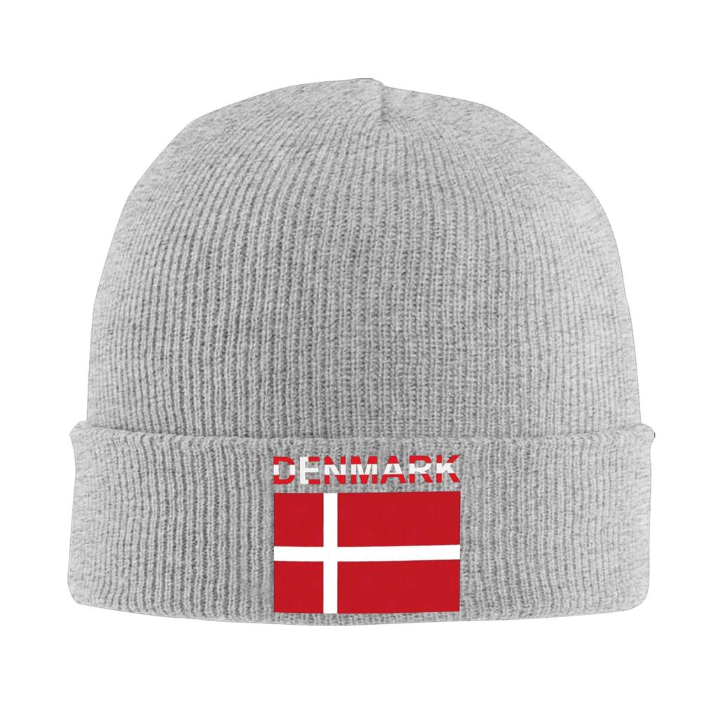 Denmark flag Beanie Hats Skullies Beanies Unisex Adult Hip Hop Elastic Caps Spring Outdoor Graphic Bonnet Hats