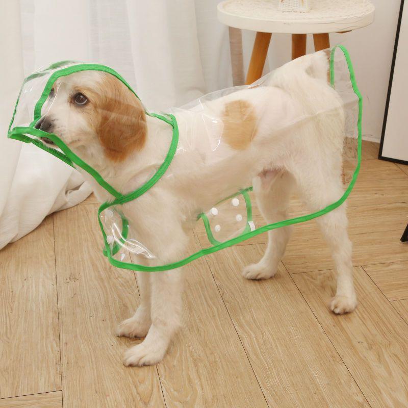 Solide Haustier-Regenmantel für kleine und mittelgroße Hunde, undurchlässig, für Welpen, Hunde, Poncho, Regenmantel, Pudel, Maskottchen, Kleidung, Chubasquero Perro