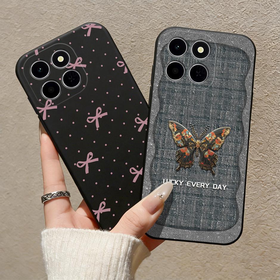 For Honor X6C X6B X6D X7D X7C Case Brilliant Flower Vintage Dyeing Anti-drop Simplicity Matte Shell For HonorX6C honorx7d Bumper