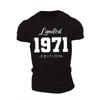 LIMITED 1971 EDITION Crinkle Plus Size Men'S T-Shirt