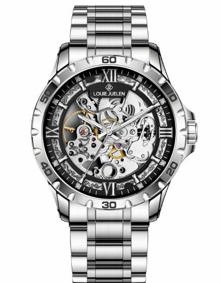 Hollow Skeleton Men's Mechanical Wristwatches Fashion Luminous Watch Men Business Waterproof Automatic Watch For Men