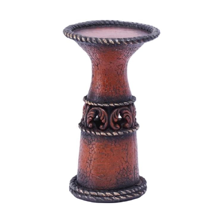 

Multipurpose Indian Motifs Resin Candle Stand Western Cowboy Tribal Carvins Colorful Tealight Candle Holders Home Decors