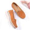 Nye fritidssko for kvinner Slip On Loafers Mote Komfortabel pustende kvinnelig plattform Høydeøkende fottøy